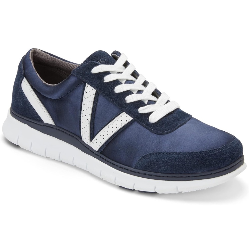 Vionic Women's Navy and White Sneakers